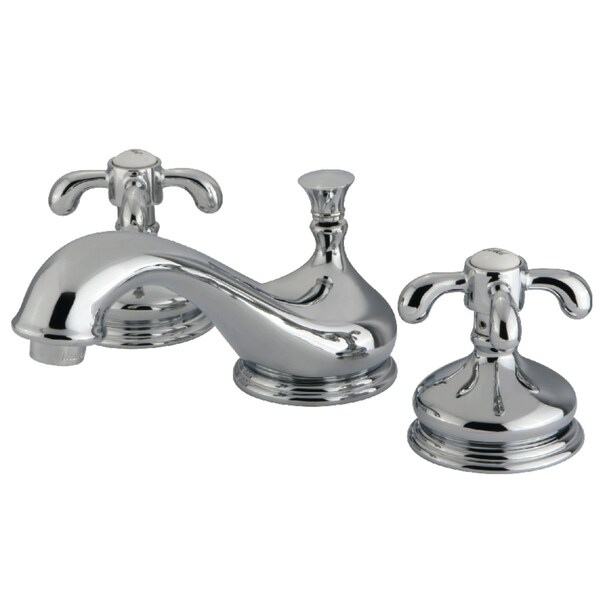 Kingston Brass KS1161TX 8" Widespread Bathroom Faucet, Polished Chrome KS1161TX - main